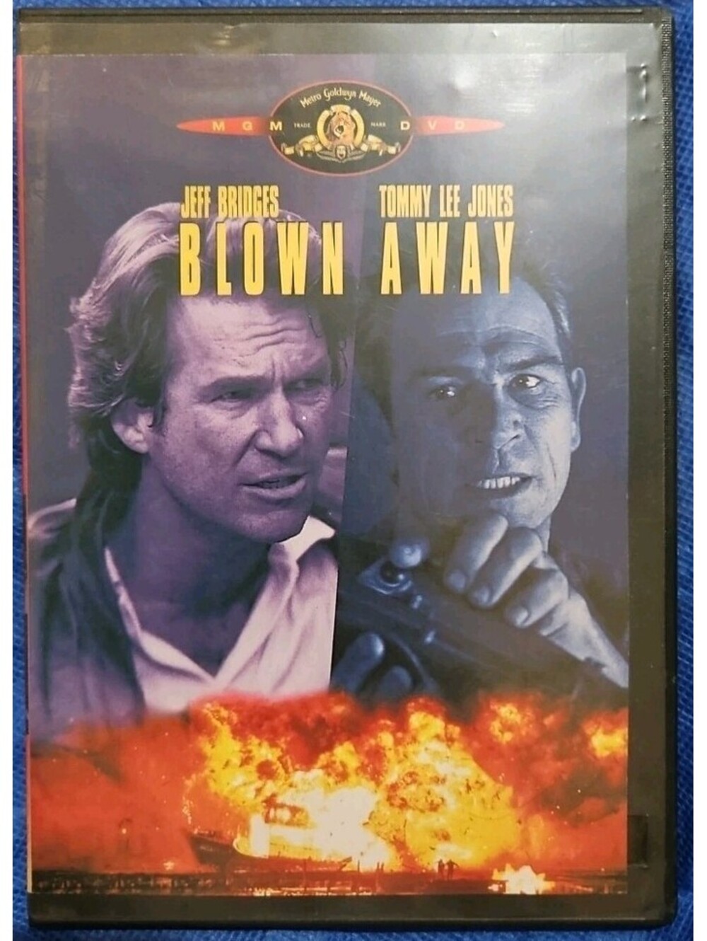 Blown Away (DVD, Standard & Letterbox Movie Time) Artwork Cut. Tested. Slimcase